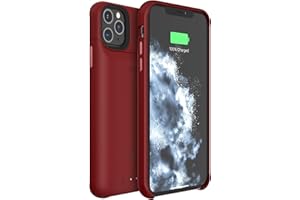 mophie 401004408 Juice Pack Access - Ultra-Slim Wireless Charging Battery Case - Made for Apple iPhone 11 Pro Max - Product(Red)