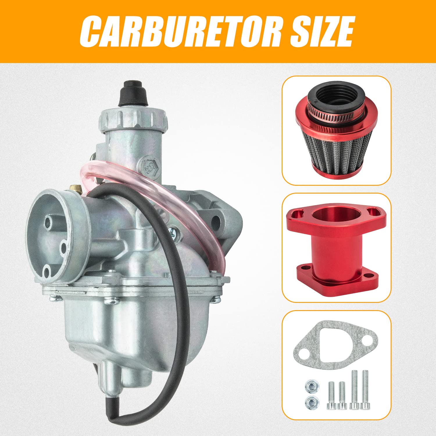 Carburetor Intake Manifold For Predator 212cc 196cc GoKart VM22 For Honda GX200 - Foto 3