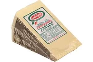 AMBRIOLA 1921 Locatelli Pecorino Romano Cheese, Approximately 2 Lbs Wedge | Imported from Italy | Aged 9 Months | 100% Sheep’s Milk | Authentic Italian Flavor