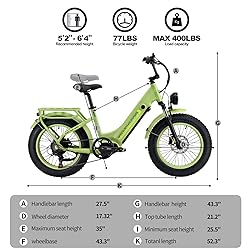 Electric Bike for Adults,1000w (Peak 1500) Ebike