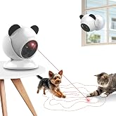 Saolife Laser Cat Toys for Indoor Cats, Interactive Cat Toy Automatic | Truly Random Trjajectory, Suction Cup Design, Run Quiet, Rechargeable Kitten Toys