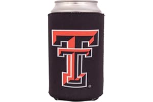 Desert Cactus Texas Tech University Can Insulator Beverage Cooler 1 Pack Foam Beverage Holder TTU Red Raiders (1 Pack Can - Design A)