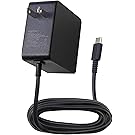 AmazonBasics Dual Voltage AC Charger for Nintendo Switch (Supports TV Mode), Black