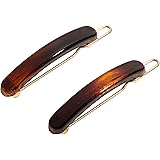 France Luxe Mini Volume Tige Boule Barrette Pair - Classics - Tortoise