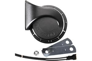 FARBIN Compact Horn 12V Car Horn Loud Hi Tone 510HZ Waterproof Auto Horn Electric Snail Horn Universal for Any 12V Vehicles (