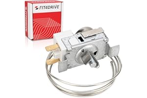 Fit4drive 241537103 Refrigerator Temperature Control Thermostat for Frigidaire Top-Mount FRT17G4BD3 WRT17MG4BW0 BLRT86TES7 Fr