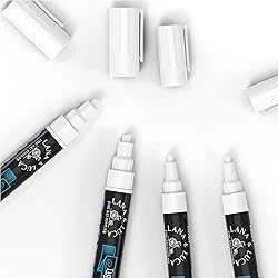 Liquid Chalk Marker Pen - White, Dry Erase for