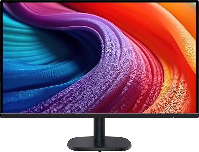 Monitor da 27", FHD 1080p, massimo 100 Hz, compatibile con VESA, altoparlanti integrati, Nero