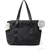 BAGSMART Tote Bag for Women, Tote Bag with Zipper Work Tote with Compartments Nurse Shoulder Hanbag for Travel, Gym