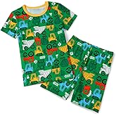 babee Reshinee Bamboo Viscose Toddler Car Pajamas Boys Girls Kids Cool Short Summer 12M-8Y Snug fit Pjs Set 2pcs