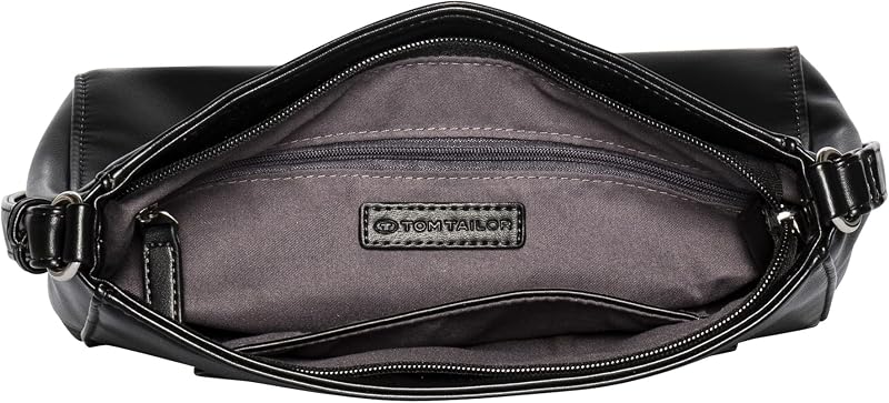 malas Emilie - Bolsa de ombro feminina, preta, 29 x 9,5 x 20