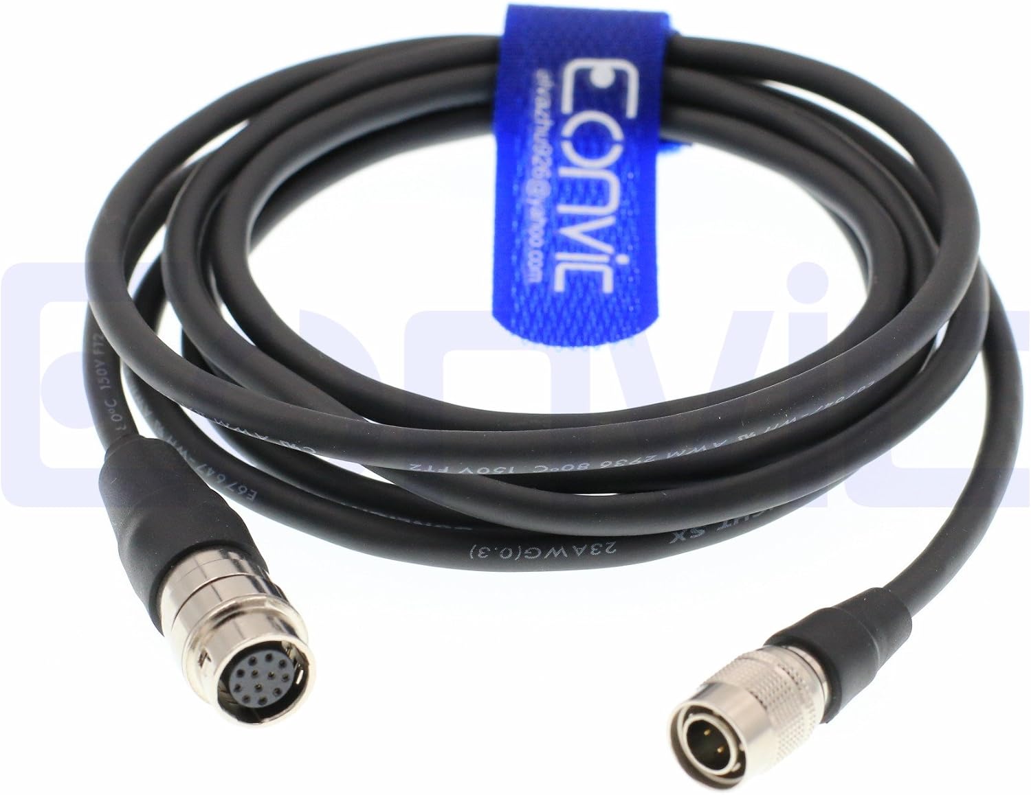 Eonvic Hirose HR10A 4Pin Male to Hirose 12-pin female adaptor Power Cable For Sony F5/ F55