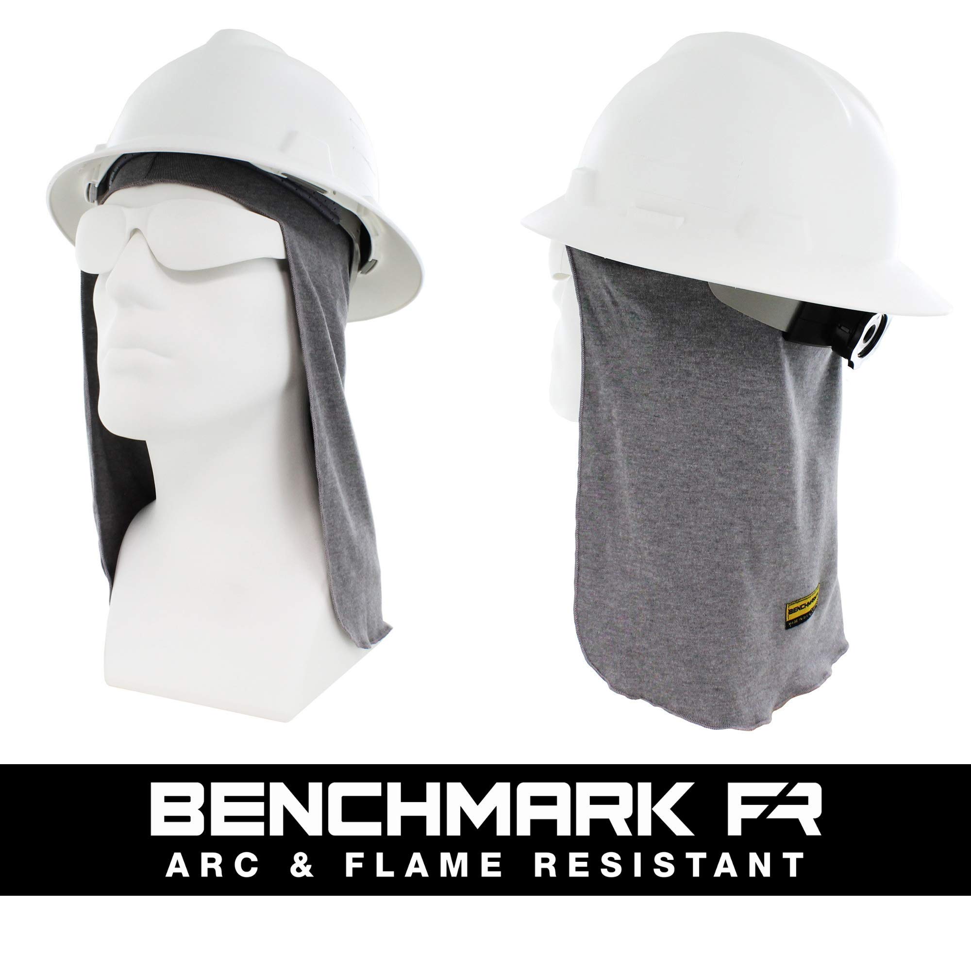Benchmark FR Flame Resistant FR Hard Hat Liner, Sun Shade, One Size