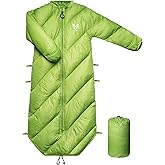 AZITREK Walkable Toddler Sleeping Bags for Kids, Boys Girls (2T-4T) - Puffy Camping Sleeping Sack for Indoor, Outdoor, Travel, Sleepover, Slumber Party (up to 46 in)- Machine Washable, Lightweight