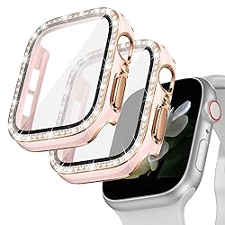 Goton 2-Pack Bling Case for Apple Watch Screen