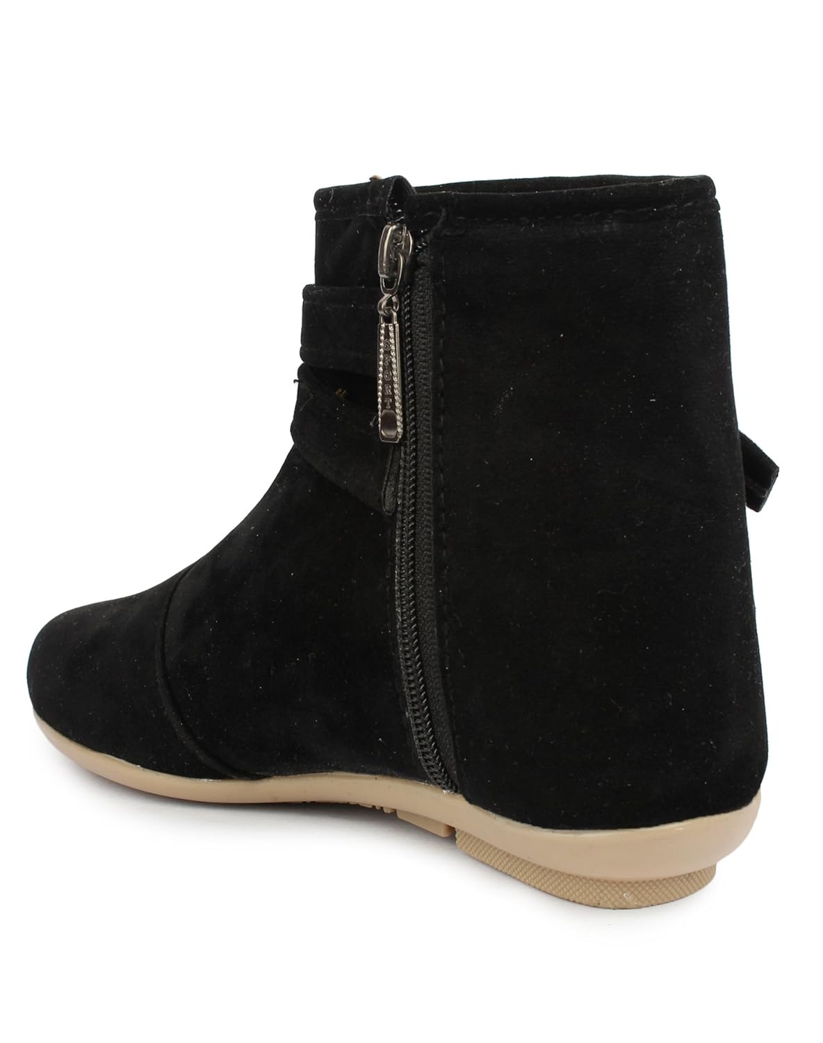 orysta stylish boot double b buckle black for women
