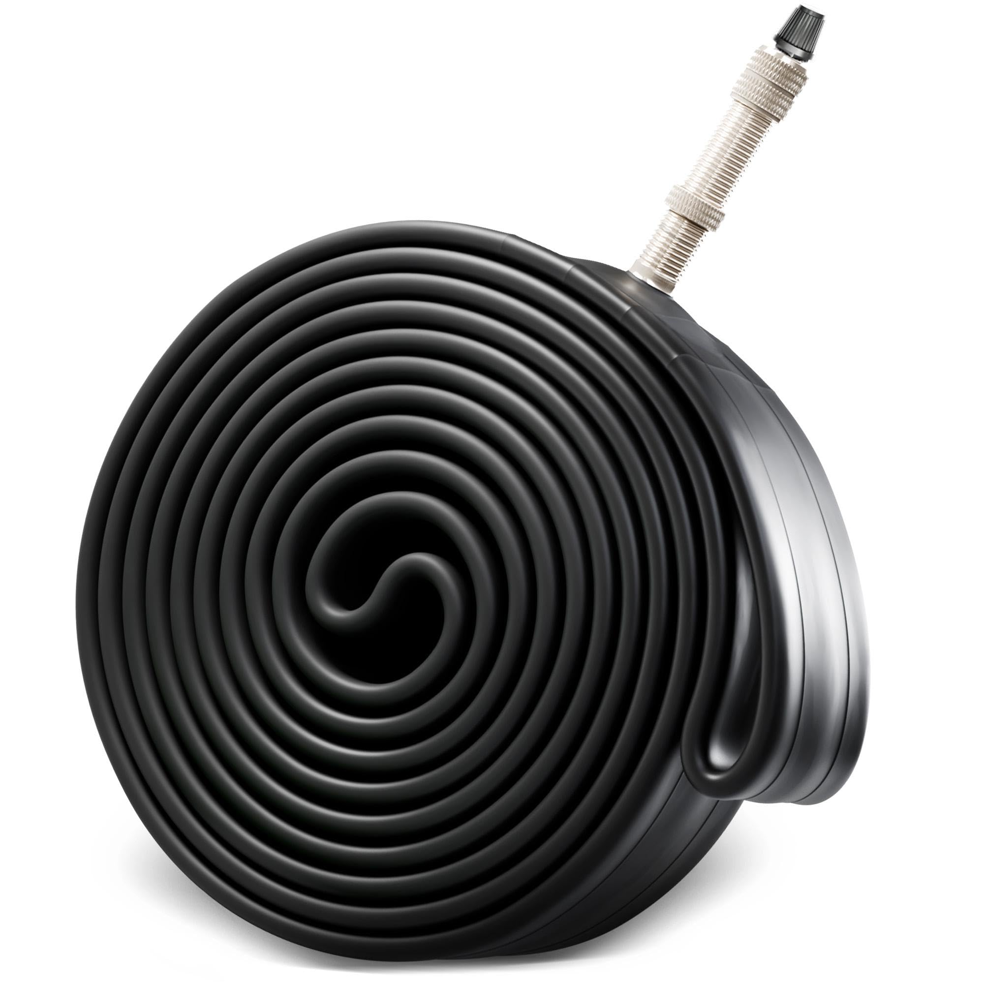 Fischer 26” Medium DV Bicycle Inner Tube – Black, One Size