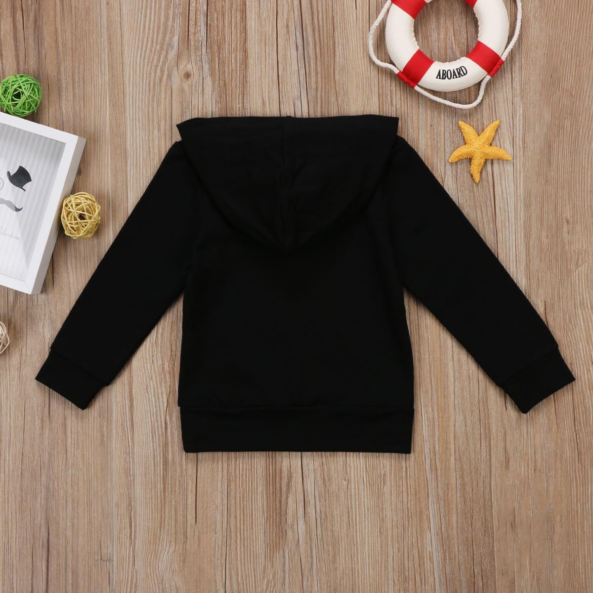 0-5T Baby Boy Girl Mini Boss Hoodie Tops Toddler Hooded Sweater Casual Hoodies with Pocket Outdoor Outfit: Clothing