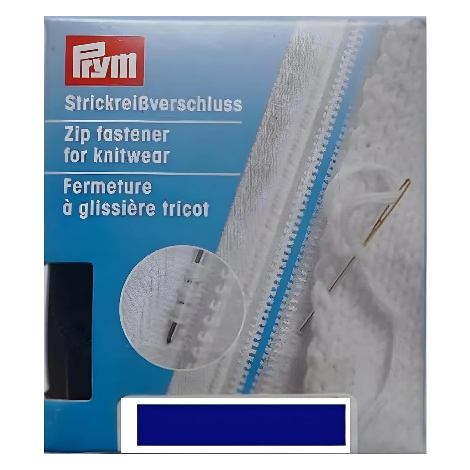 Prym Divisible Zipper, Blue, One Size
