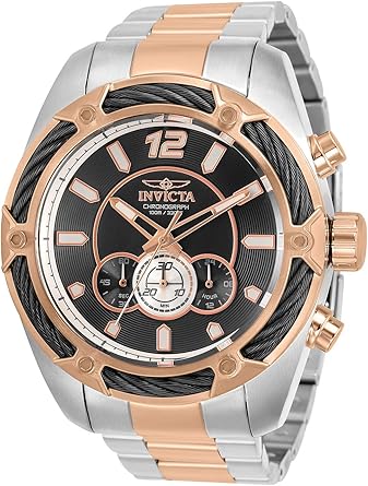 INVICTA Reloj analógico para Hombres de Cuarzo con Correa en Acero Inoxidable 31472