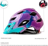 SIFVO Kids Bike Helmet with Visor, Adjustable 50-57cm, CE+CPSC view 2