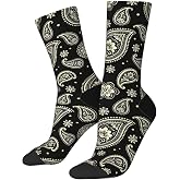 Nezweld Cute Novelty Crew Socks, Funny Athletic Crazy Dress Socks Gift For Men Women