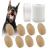 ziyue 4 Set Doberman Ear Posting Kit Dog Ear Stand Up Support Tape | dog ear support kit, 4 sets + 2 extra tape rolls, for doberman, samoyed, natural standing ears.