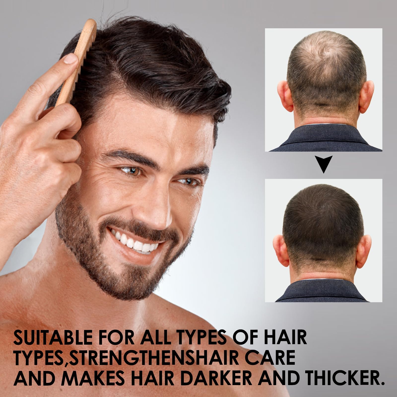 Root activator Shampoo, Gray Hair Regrowth Conditioner Mane Strengthening Activation Shampoo (200ml)