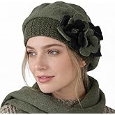 Ruphedy Womens Wool Berets French Beret Beanie Winter Hats Hy022