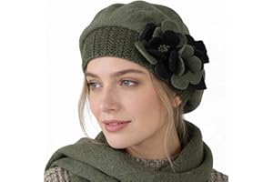Ruphedy Womens Wool Berets French Beret Beanie Winter Hats Hy022