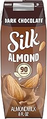 Silk Shelf-Stable Almondmilk Singles, Dark Chocolate, Dairy-Free, Vegan, Non-GMO Project Verified, 8 oz. (Pack of 18)