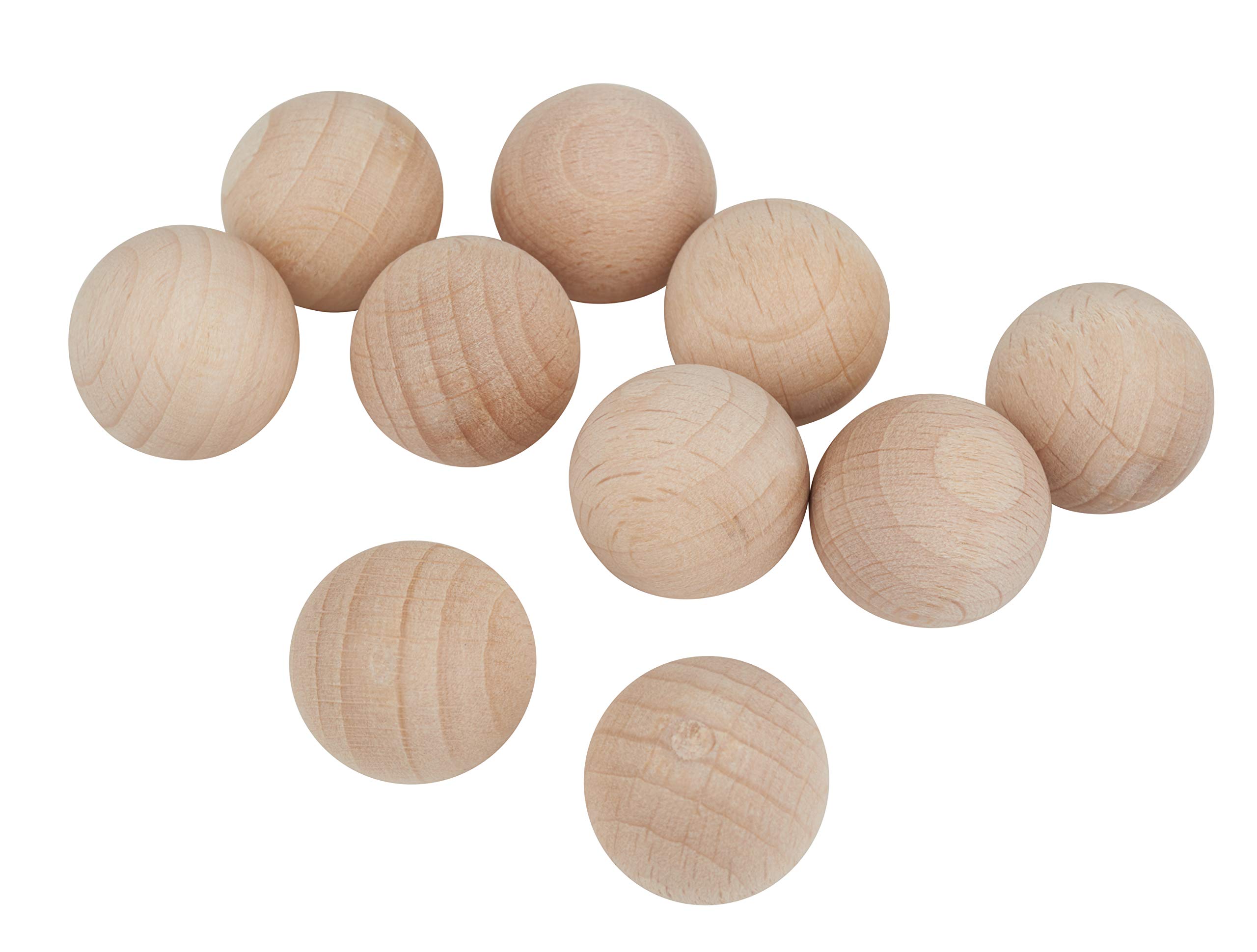 RAYHER HOBBY Wooden Balls without Holes Ã ˜ 20 mm Pack of 10