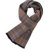 FULLRON Men Winter Scarf Soft Warm Long Cashmere Feel Scarves