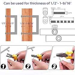 Ravinte 10 Pack Square Bar Kitchen Cabinet Handles