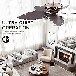 BOOMJOY 52 inch Ceiling Fans with Lights and