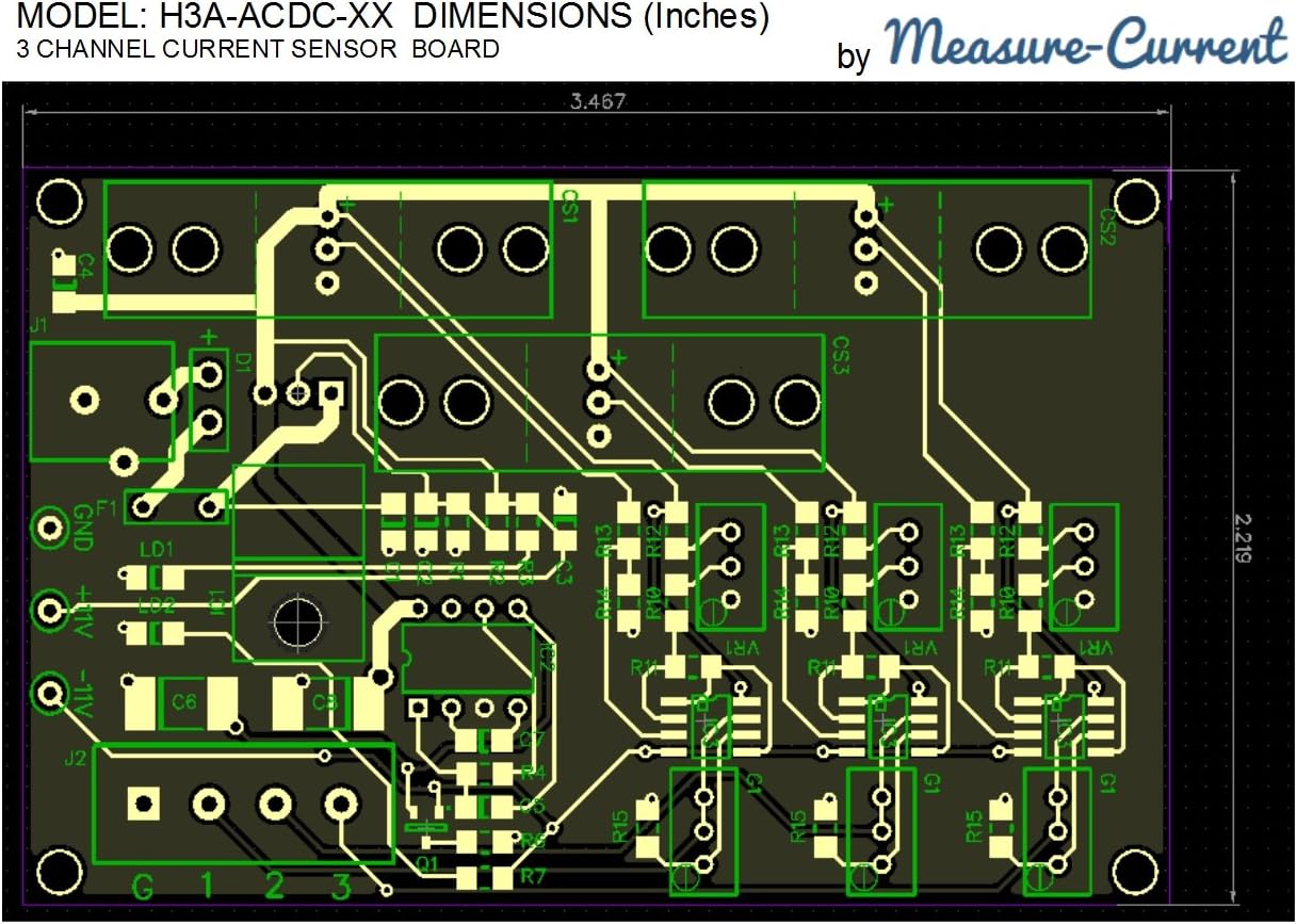 Honeywell CSLA2CD Hall Effect Sensor H3AACDC72MK 3 Way 3 channel