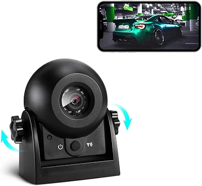Uzone Wireless WiFi Reversing Backup Camera Magnetic Night Vision IP68
