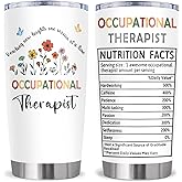 Ladyhold Occupational Therapy Gifts, Occupational Therapist OT Gifts for Women, Gift for Therapists Graduation Appreciation Tumbler 20oz, Occupation Therapy Graduation Appreciation Gift