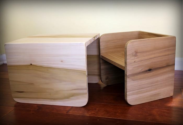 Montessori Cube Chair Set 2 Small 1 Large