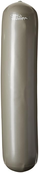 FitBall Roller / Gymnastikrolle / Farbe: grau / Durchmesser: 18 cm / Länge: 68 cm / inkl. Übungsanleitung