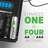 Energizer Recharge Pro Battery Charger for AA and AAA with 4 Batteries view 3
