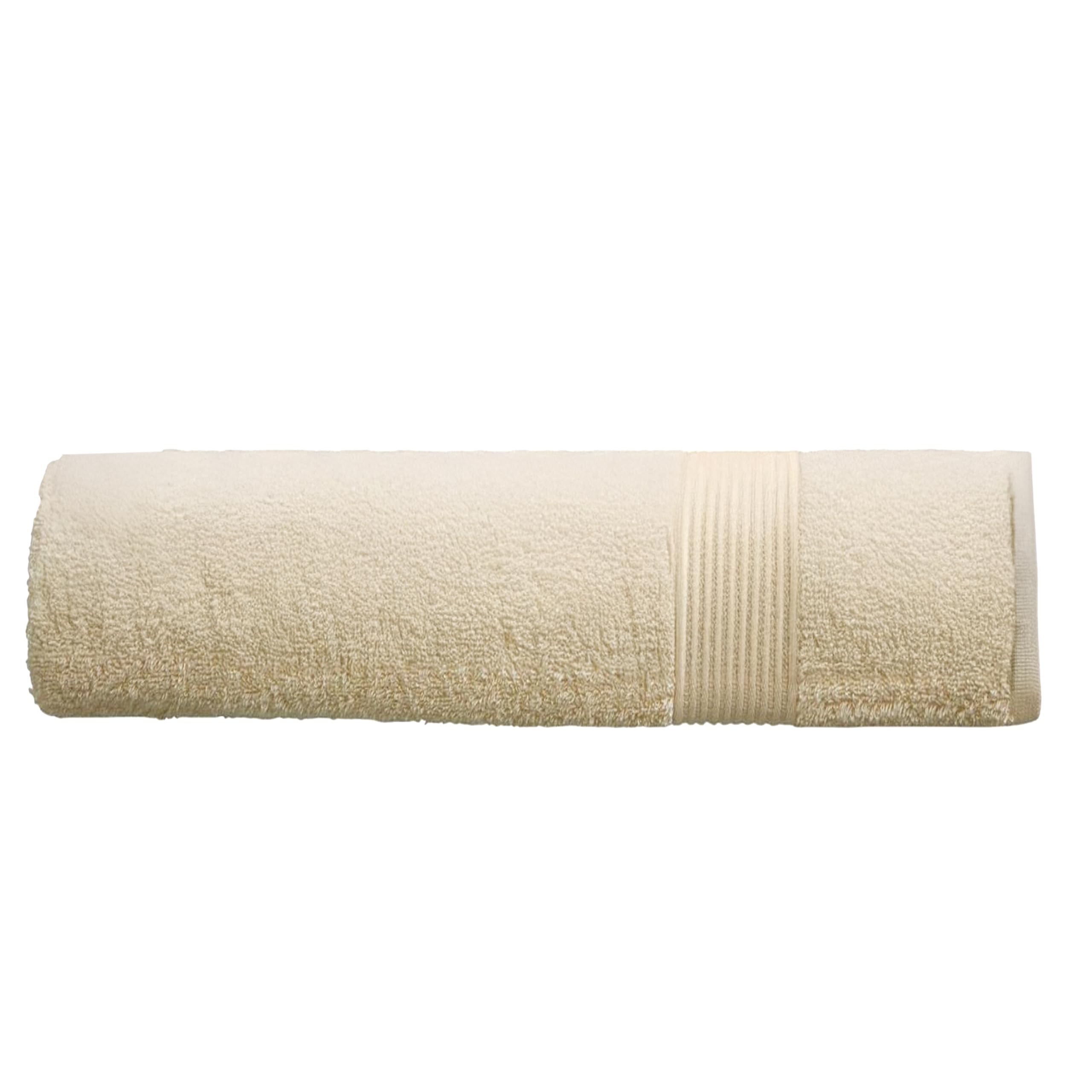 Olivia Rocco Egyptian Cotton Towels, Home Collection Towel 500 GSM, XL Bath Sheet Cream — image 1