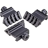 Feyachi 3-in-1 Tactical Rifle Bipod With Rail Mount & Barrel Clamp - Adjustable 6.5-7.0 Inch Height