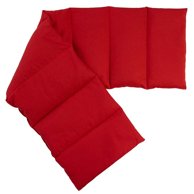 Cojín térmico compartimentado en 8 con semillas de colza 75x20cm ...