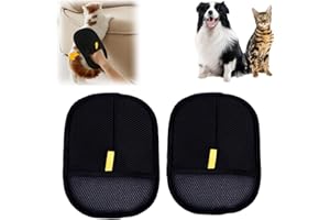 Pet Hair Remover Glove,Magic Brush Glove Hair,pet Electrostatic Gloves,Reusable Deshedding for Pet,Furniture,Bed,Carpet,Cloth