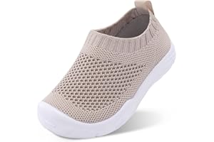 JOINFREE Toddler Boys Girls Sneaker Slip On Shoes Kids Lightweight Breathable Walking Shoes