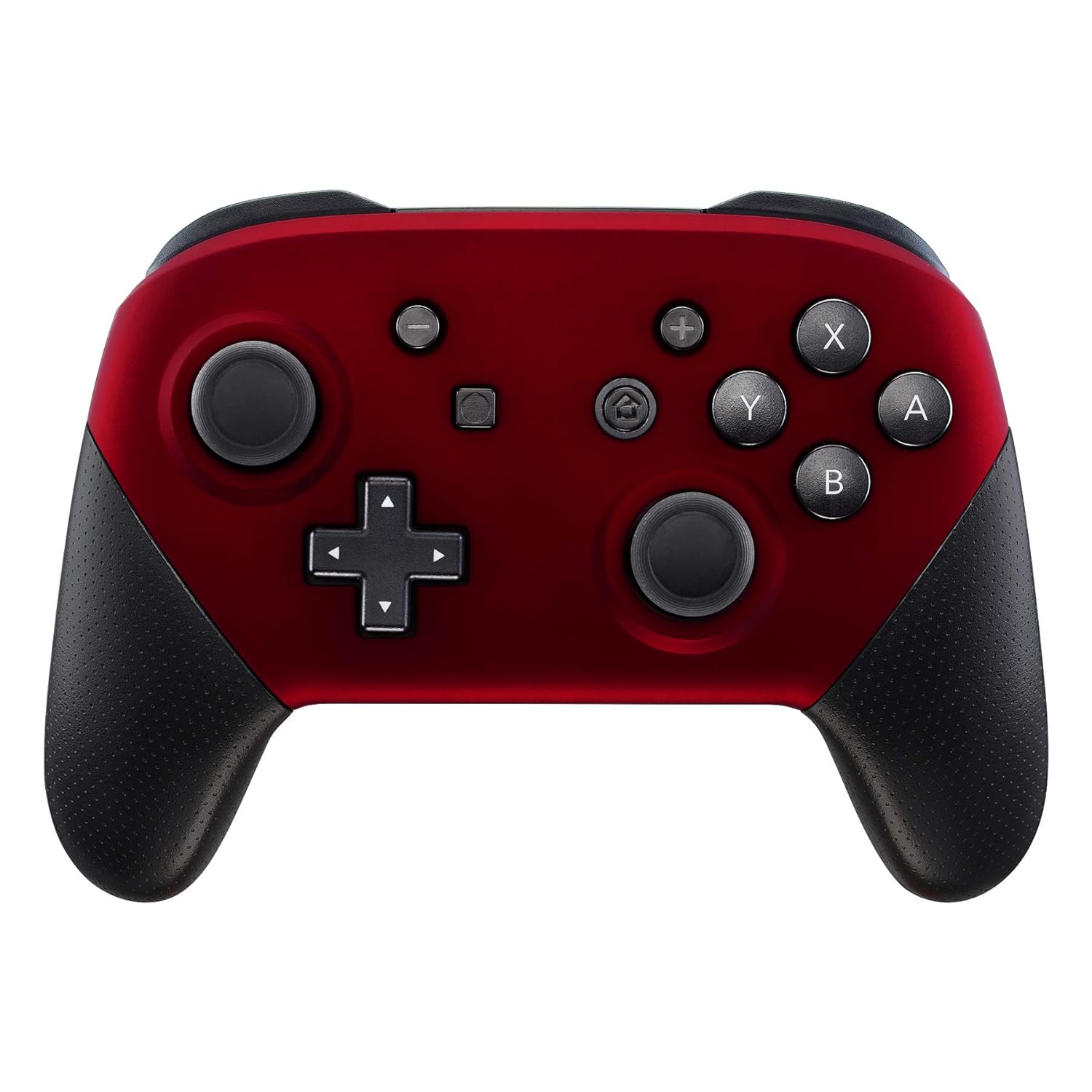 eXtremeRate Red Faceplate and Backplate for Nintendo Switch Pro Controller, Soft Touch DIY Replacement Shell Housing Case for Nintendo Switch Pro - Controller NOT Included: Video Games