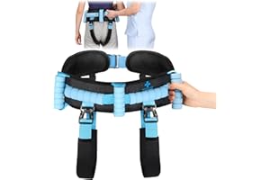 NIdreamCE Gait Belt Transfer Belts with 7 Handles and 2 Leg straps for Seniors,Medical Nursing Safety Patient Assist for Elde