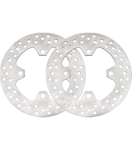Caltric Front Brake Disc Rotor Pair – Compatible With Kawasaki Prairie 650 2002-2003 & Other Models - View #4