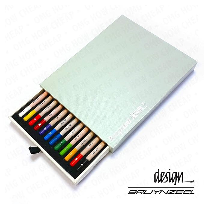 Bruynzeel Design Artist Box of 12 Pastel Pencils Amazon.co.uk